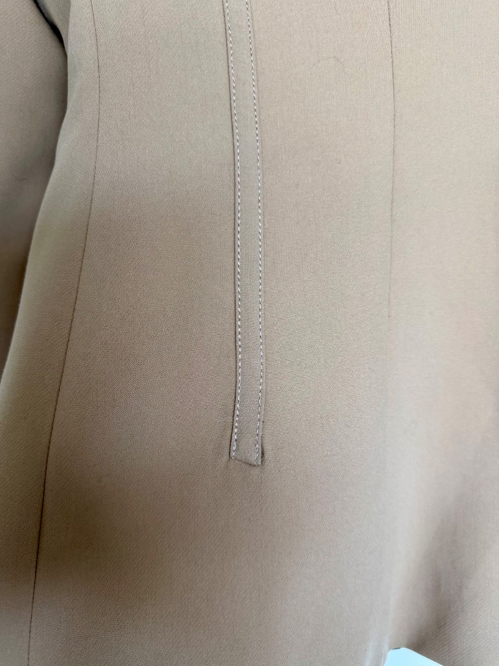 Zara Piping Detailed Tailored Coat - Picture 3 of 5